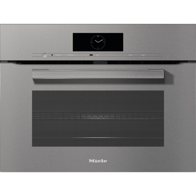 Miele H7840BMAMGRAPHITEGREY H 7840 Bm Am – 24″ Compact Speed Oven In A Perfectly Combinable Design With Automatic Programs And Roast Probe.