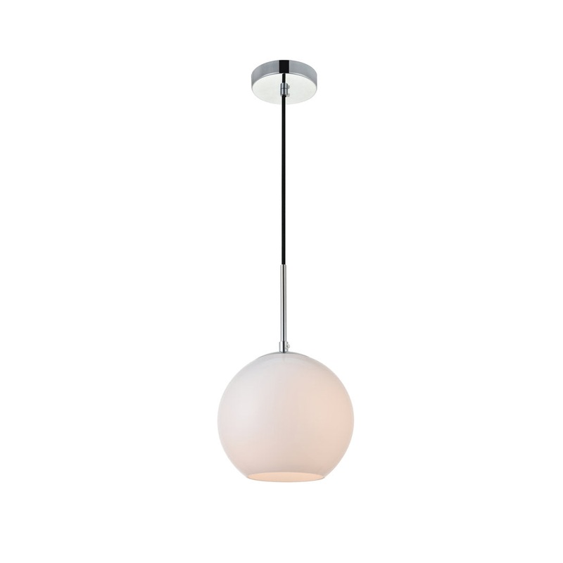 Snead 1 – Light Single Globe Pendant Mercury Row Shade Color: Frosted White Size: 68″ H x 7.9″ W x 7.9″ D Base Finish: Chrome