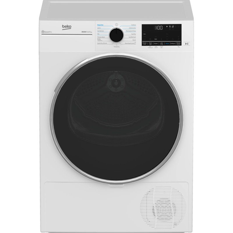 Beko HPD24414W2 24″ Heat Pump Ventless Front Load Dryer