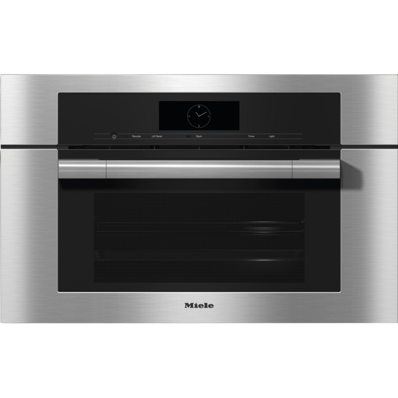 Miele DGC7770CTS Dgc 7770 Clean Touch Steel – 30″ Compact Combi-Steam Oven Xl For Steam Cooking, Baking, Roasting With Roast Probe + Menu Cooking.