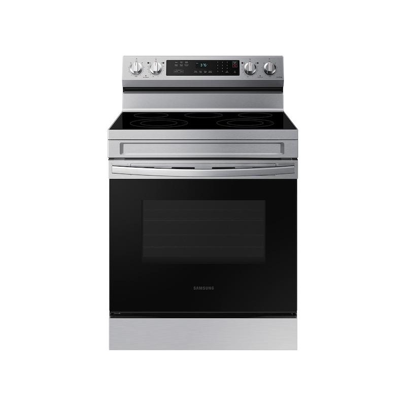 Samsung NE63A6311SS 6.3 cu. ft. Smart Freestanding Electric Range with Rapid Boil & Self Clean in Stainless Steel