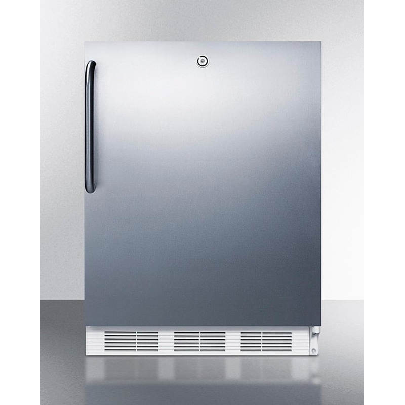 Summit CT66LWSSTBADA 24″ Wide Refrigerator-freezer, ADA Compliant