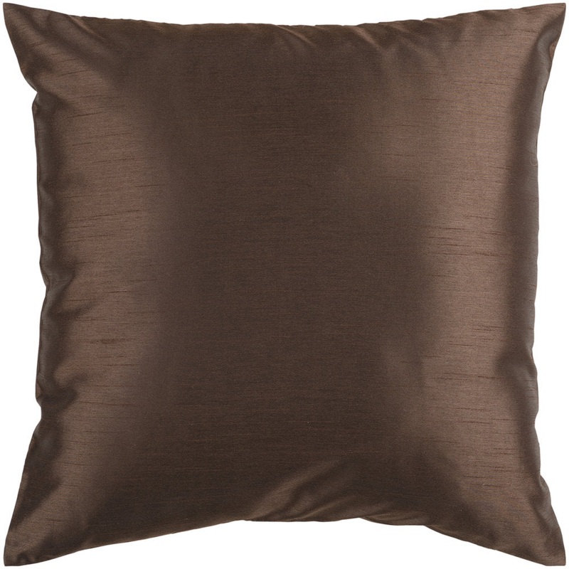 Throw Pillow Livabliss Color: Brown Size: 22″ H x 22″ W x 1″ D