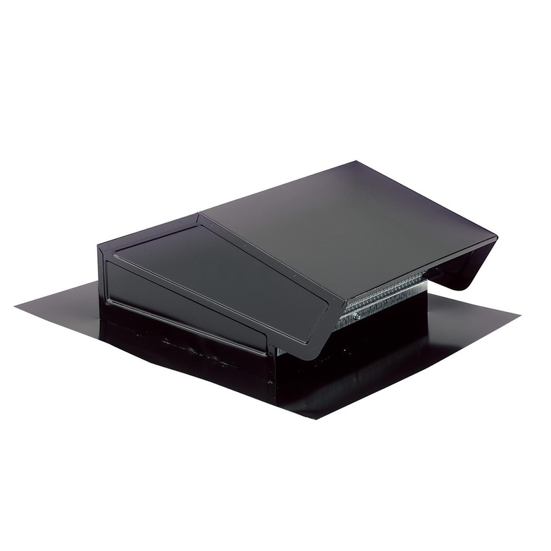 634 Broan-NuTone Steel Roof Cap, 3-1/4-Inch x 10-Inch or Up to 8-Inch Round Duct, Black