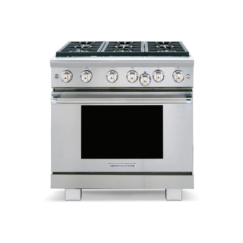 American Range ARROB636N 36″ Stainless Steel Gas Range