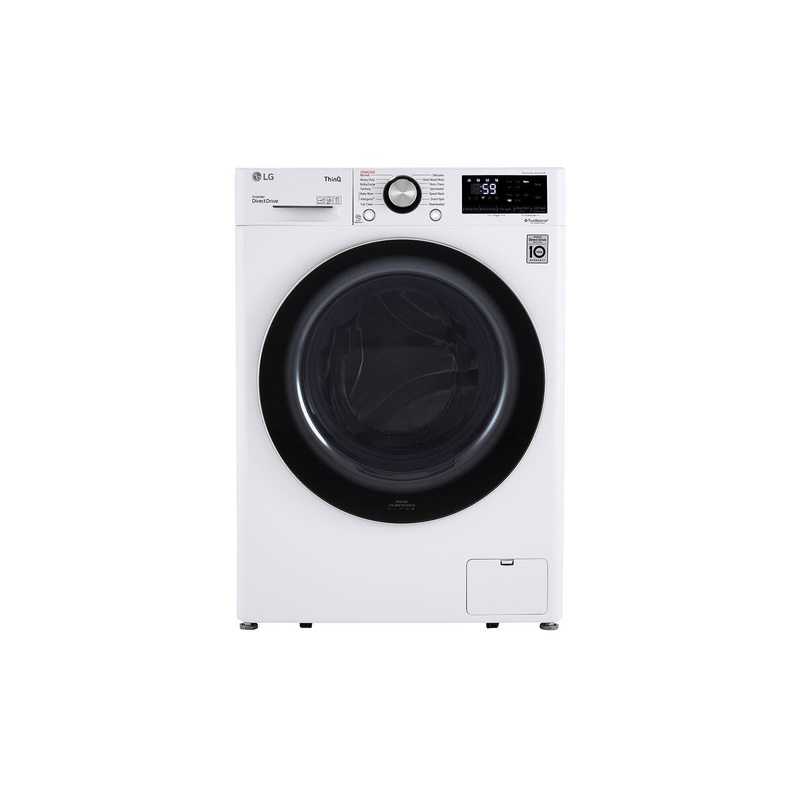 Lg WM1455HWA 2.4 Cu.Ft. Smart Wi-Fi Enabled Compact Front Load Washer With Built-In Intelligence