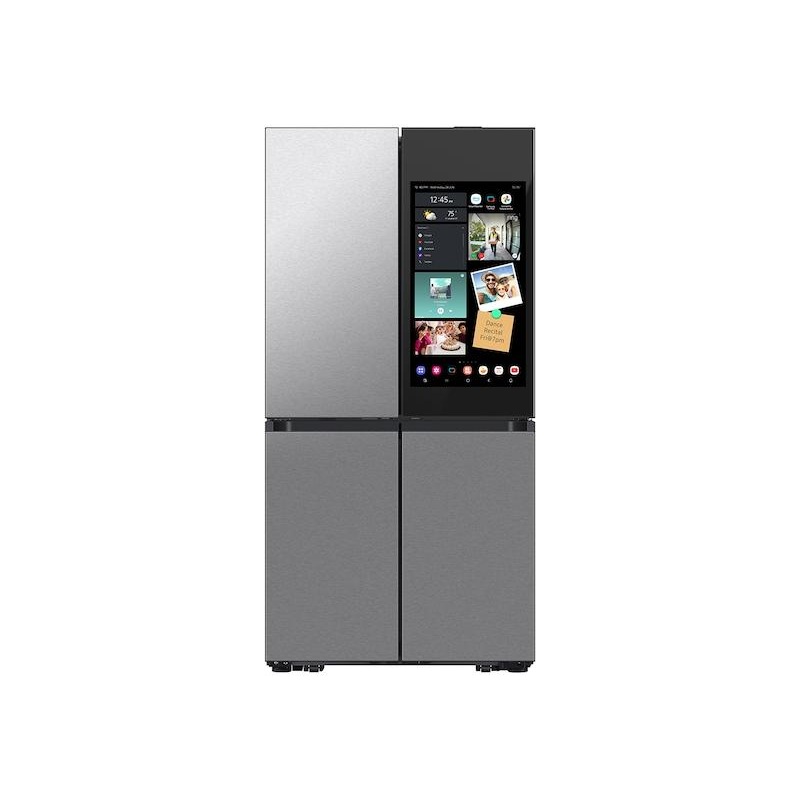 Samsung RF23DB9900QD Bespoke Counter Depth 4-Door Flex Refrigerator (23 Cu. Ft.) With Ai Family Hub+ And Ai Vision Inside In Stainless Steel