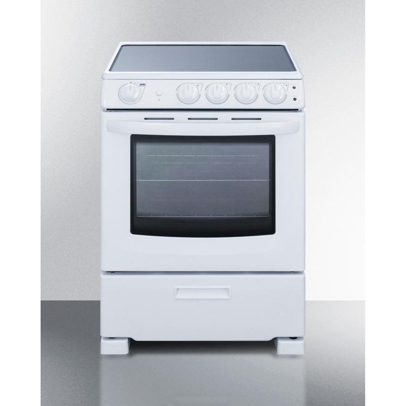 Summit REX2421WRT 24″ Wide Electric Smooth-top Range