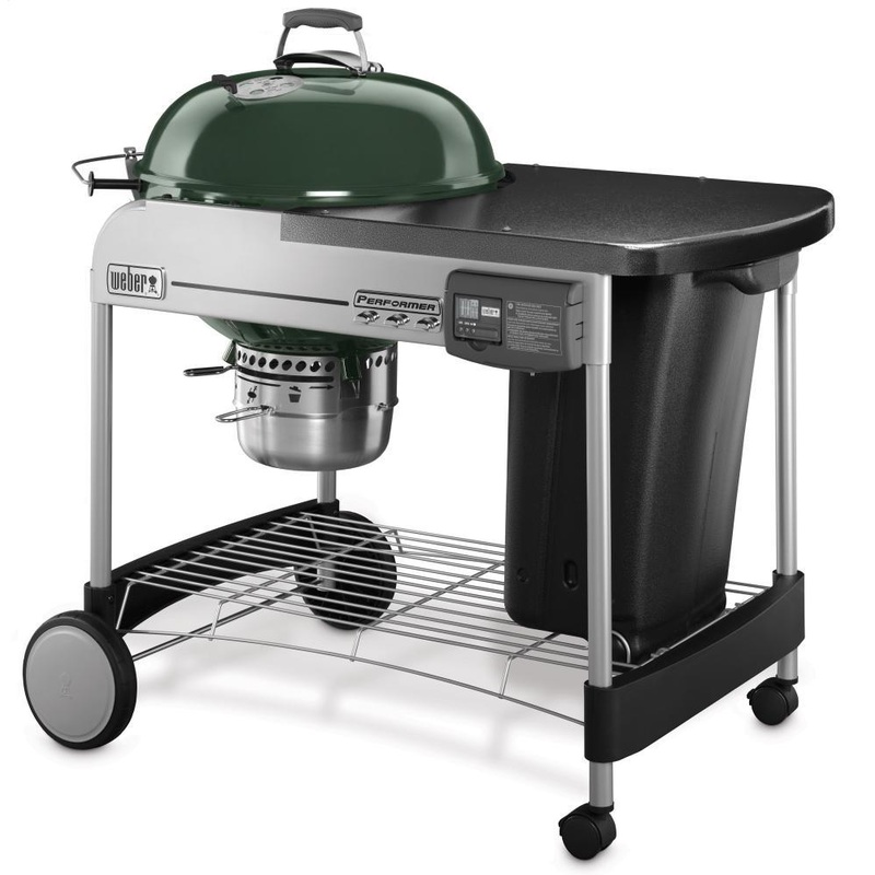 Weber 15507001 Performer Deluxe Charcoal Grill 22″ – Green