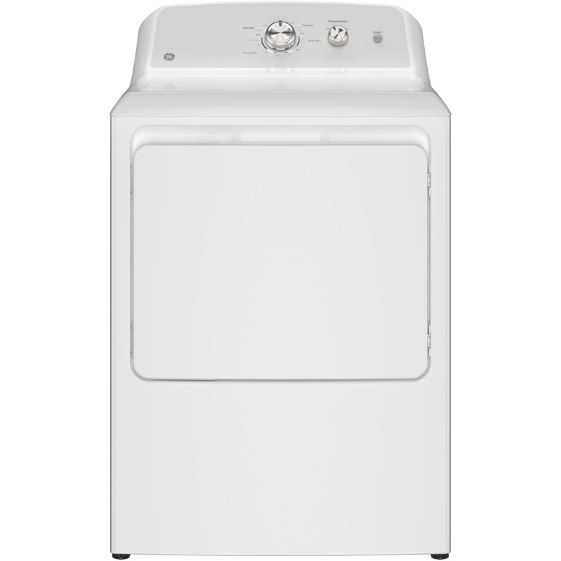 Ge Appliances GTX38GASWWS Ge 6.2 Cu. Ft. Capacity GasDryer With Up To 120 Ft. Venting And Shallow Depth