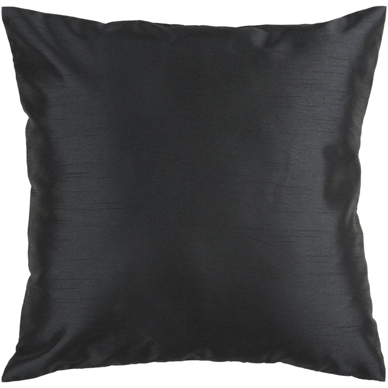 Throw Pillow Livabliss Color: Black Size: 18″ H x 18″ W x 1″ D