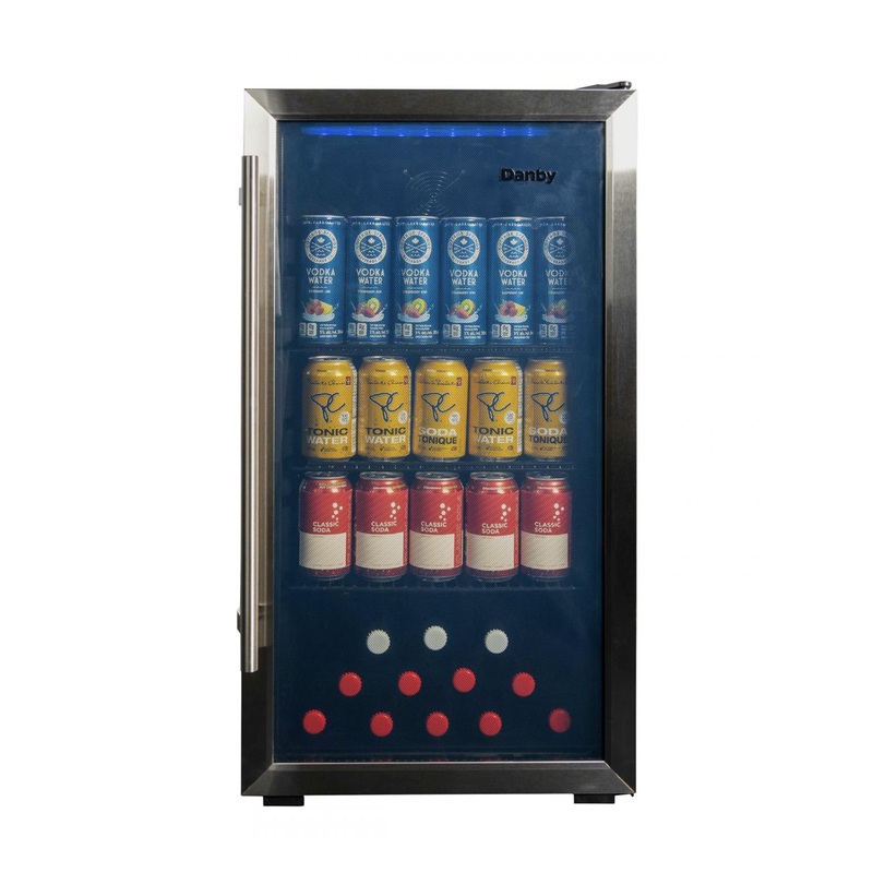 DBC117A2BSSDD6 Danby 3.1 cu. ft. Free-Standing Beverage Center in Stainless Steel