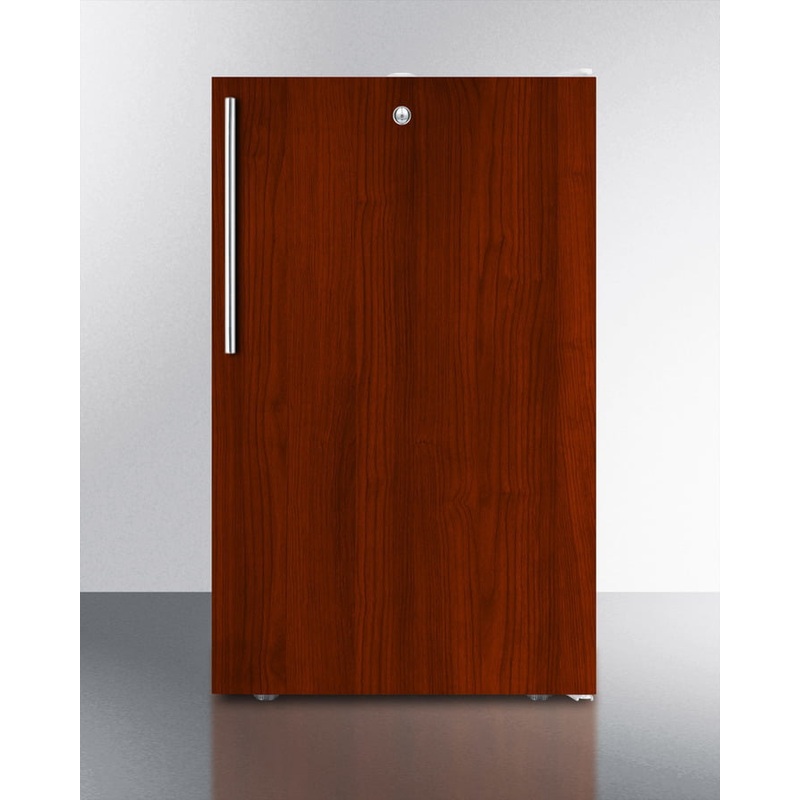 Summit FF511LBIIFADA 20″ Wide Counter Height All-Refrigerator For General Purose Use, Auto Defrost With A Lock And Integrated Door Frame For Full Overlay Panels