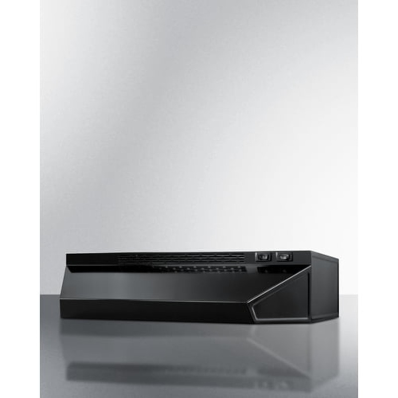 Summit H1624B 24″ Under Cabinet Convertible Range Hood