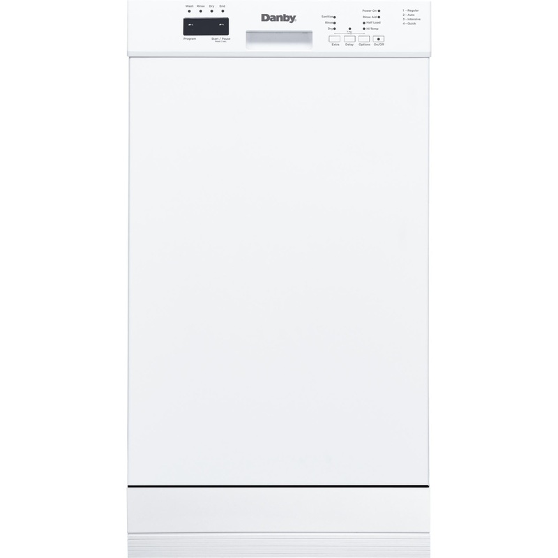 DDW18D1EW Danby 18″ Wide Built-in Dishwasher in White
