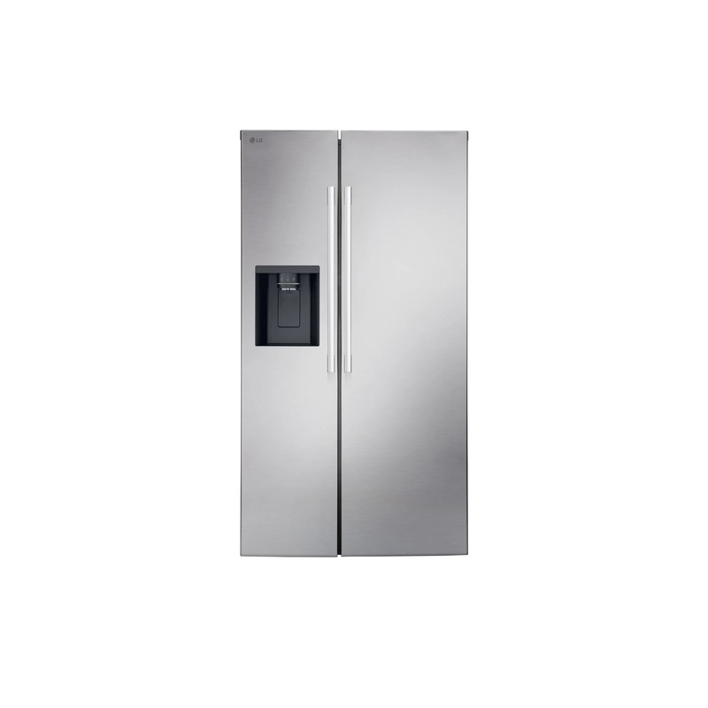 Lg LS27T3230S 27 cu. ft. Standard-Depth, Side-by-side Refrigerator, with Ice and Water and Bar Handle Design