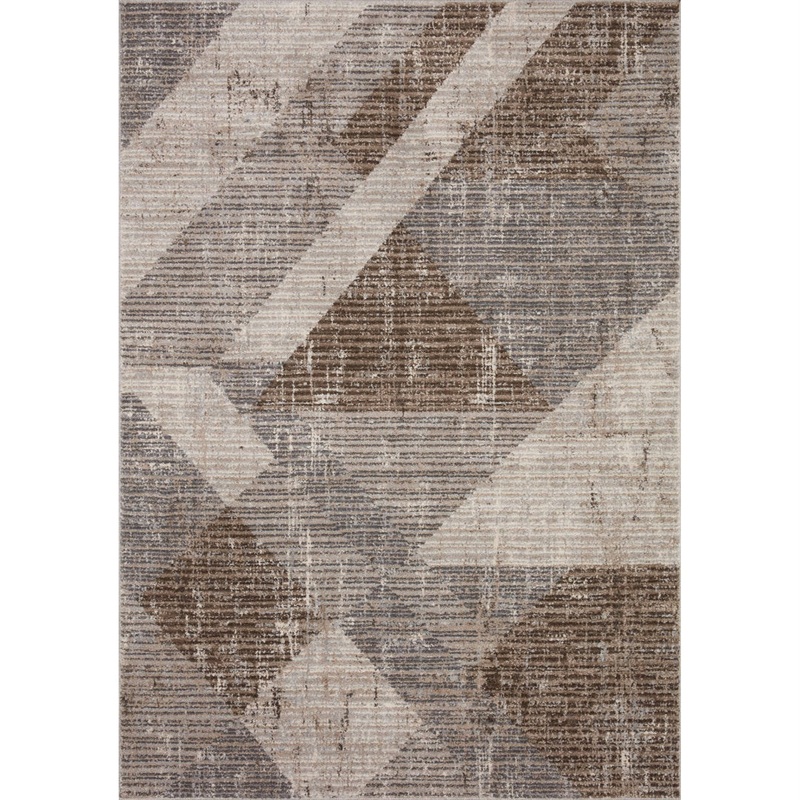 Sidwell Geometric Brown/Gray Area Rug Corrigan Studio Rug Size: Rectangle 9’3″ x 13’3″