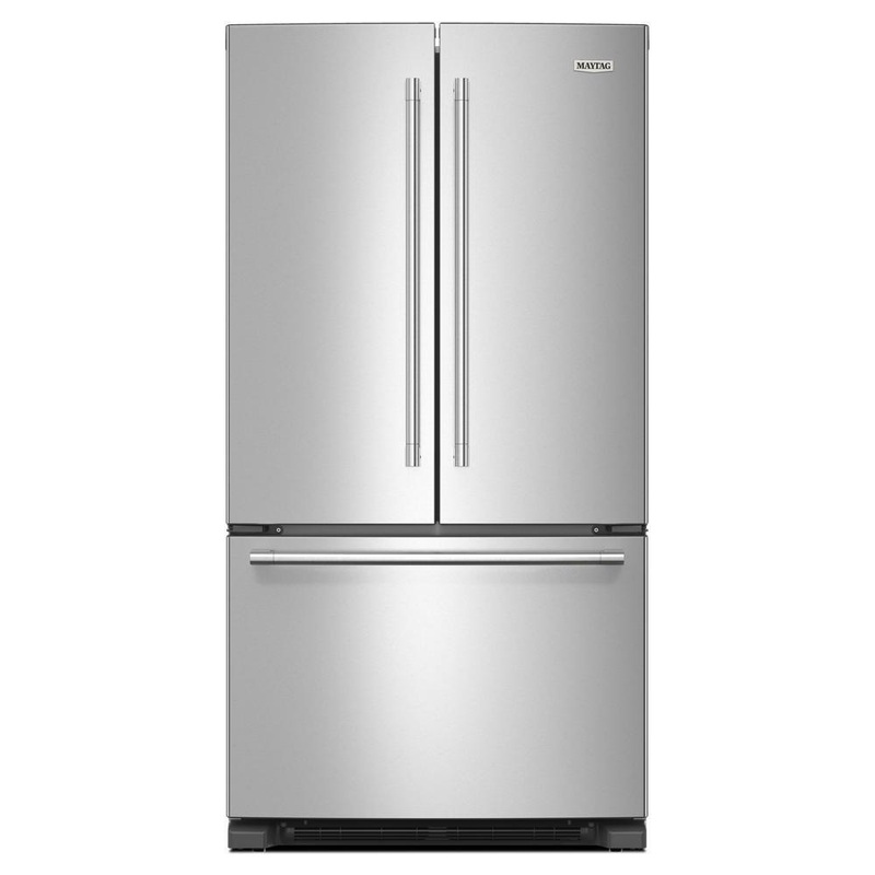Maytag MRFF4136RZ Maytag 36 Inch Wide French Door Bottom Mount Refrigerator With Max Cool Setting – 25 Cu. Ft.