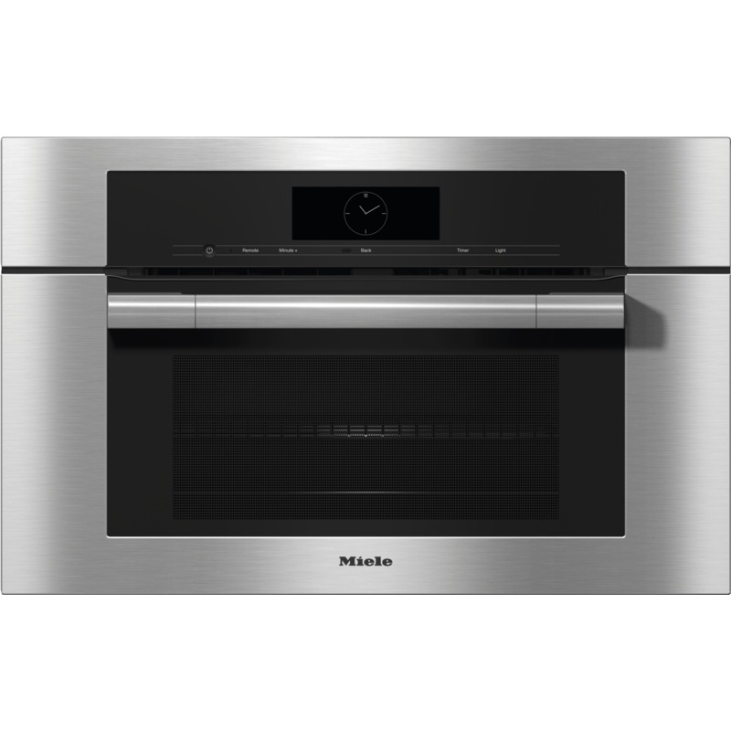 Miele H7770BMCTS H 7770 Bm Clean Touch Steel – 30″ Compact Speed Oven In A Perfectly Combinable Design With Automatic Programs And Roast Probe.
