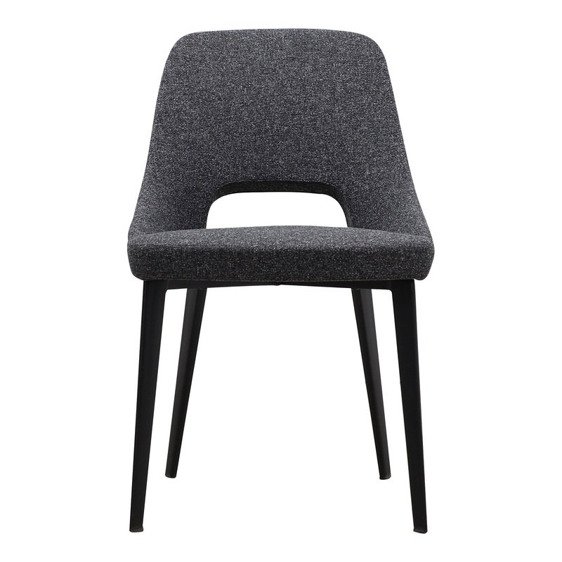 Modern Curve Dining Chair: Molded Foam Comfort