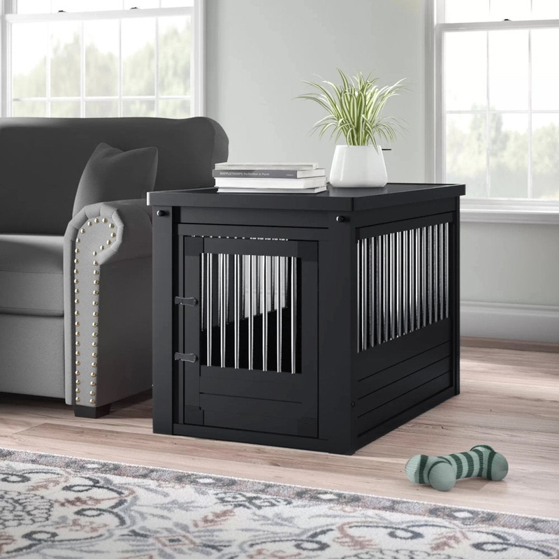 Southwick ECOFLEX Furniture-Style Dog Crate  End Table Design Archie & Oscar Color: Espresso Size: X-Large (30.9″ H x 27.6″ W x 42.5″ D)