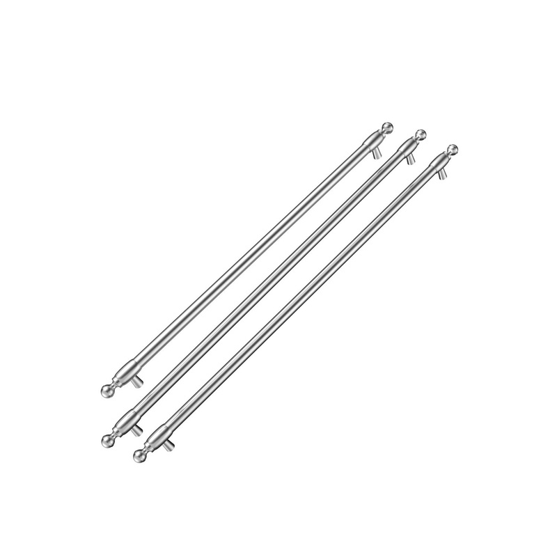 Bertazzoni HK36HERFDBXV Handle Kit For 36 Inch Built-In French Door Refrigerator Stainless Steel