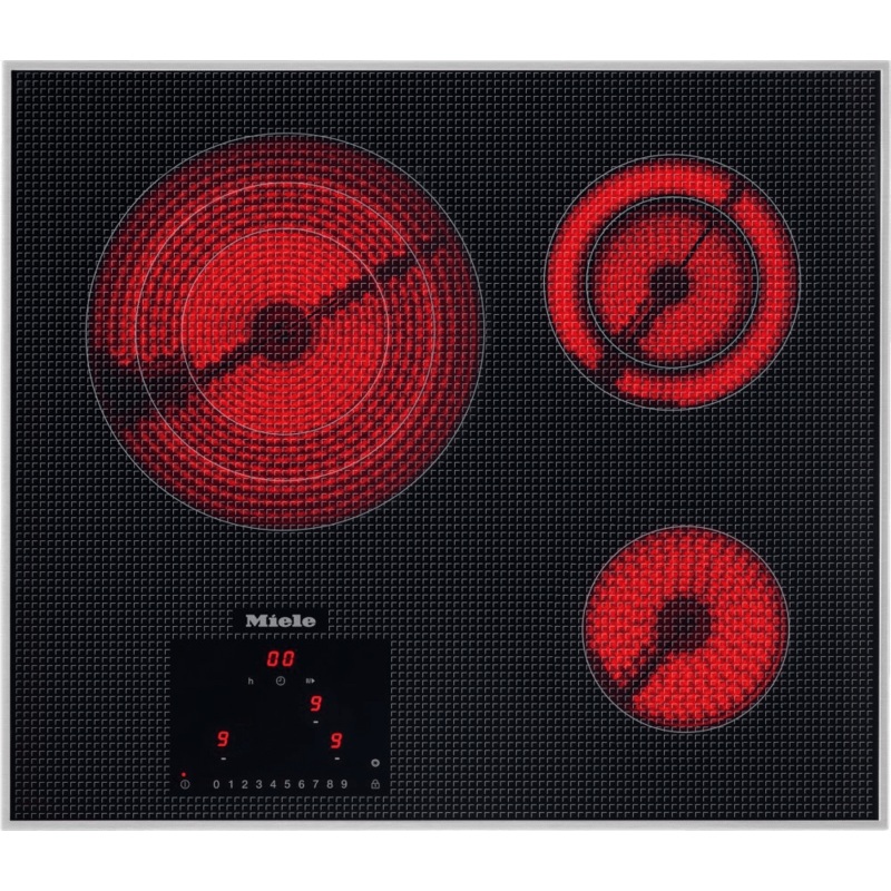 Miele KM5820240VSTAINLESSSTEEL Km 5820 240V – Electric Cooktop With 3 Cooking Zones For Maximum Convenience At An Attractive Entry Level Price.