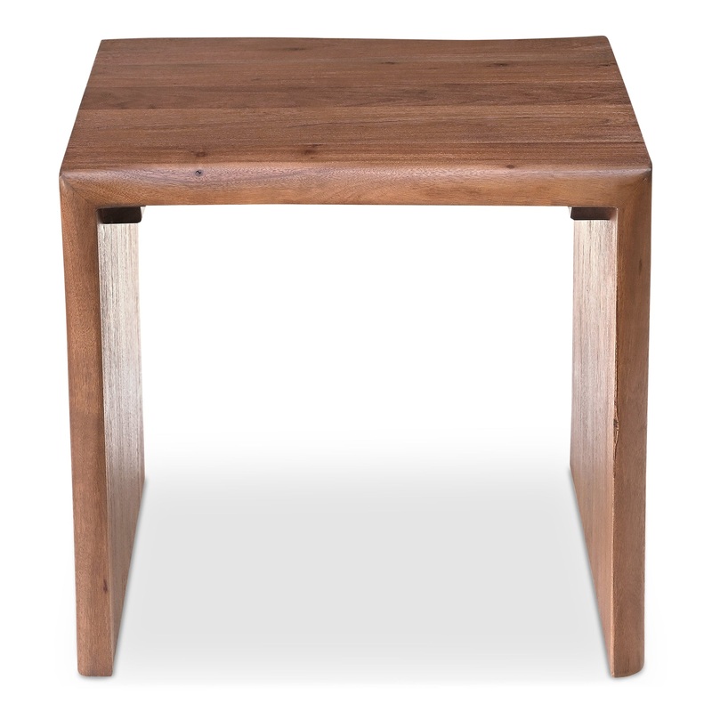 Rustic Live Edge Side Table