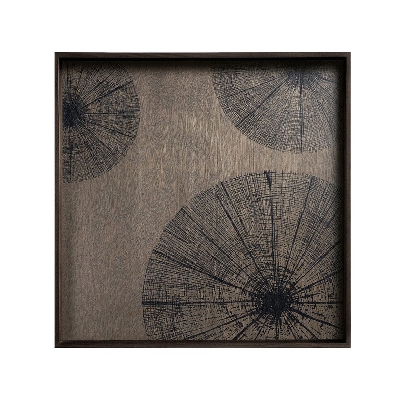 Slice Wooden Square Tray