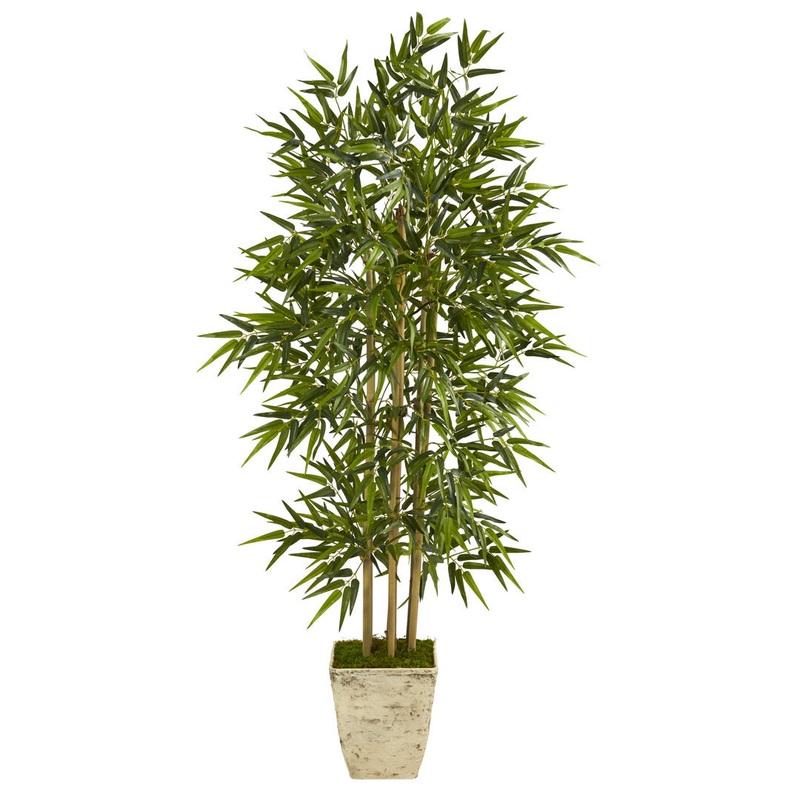 65″ Artificial Bamboo Tree in Planter Freeport Park