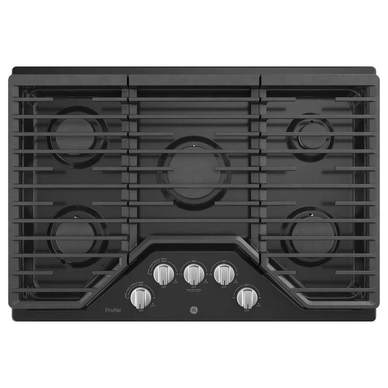 Ge Appliances PGP7030DLBB Ge Profile 30″ Built-In Gas Cooktop With 5 Burners And Optional Extra-Large Cast Iron Griddle