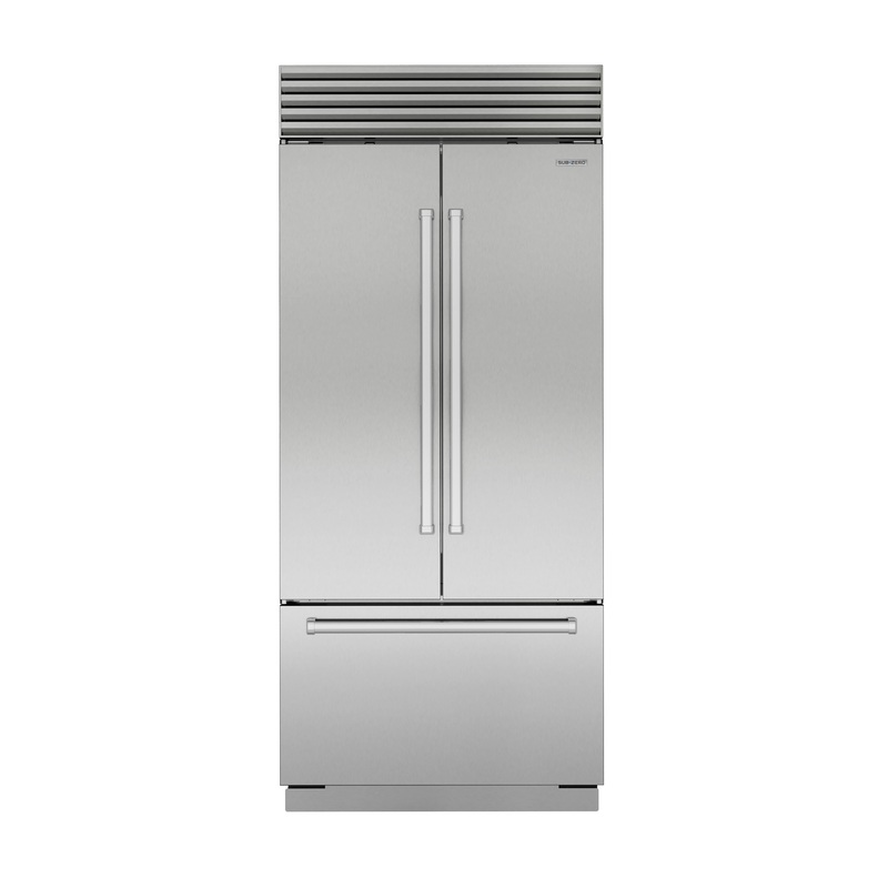 Sub-Zero CL3650UFDIDST 36″ Classic French Door Refrigerator/Freezer With Internal Dispenser