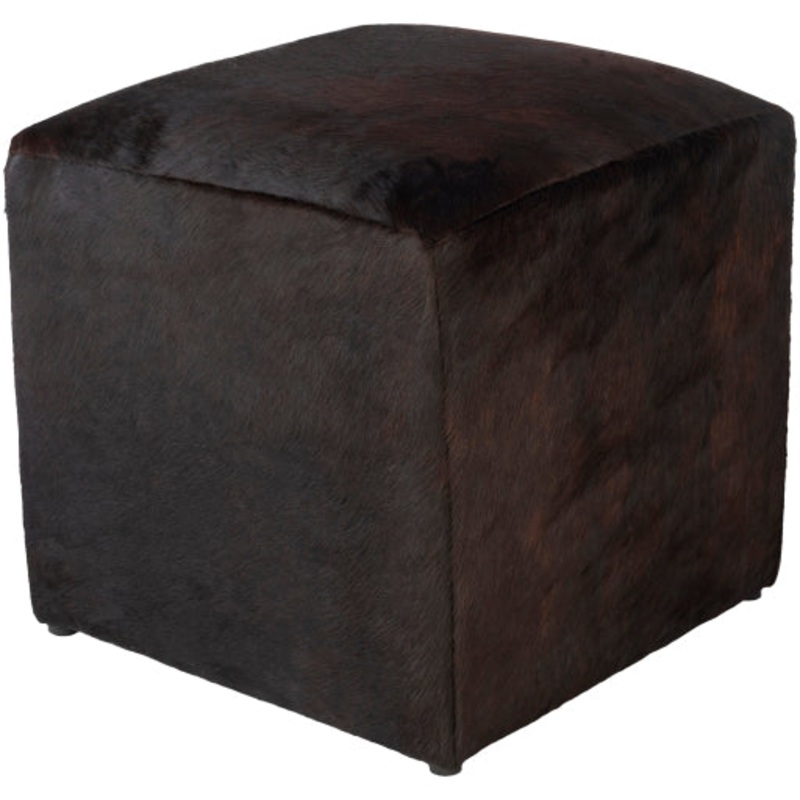 Angus Leather Ottoman