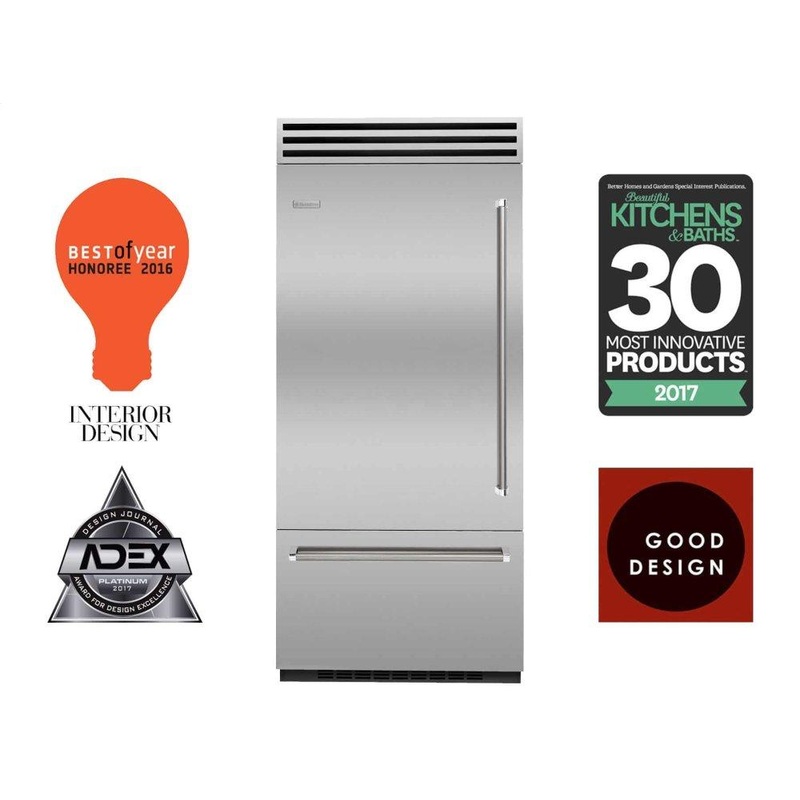 Bluestar BBB36L3 36″ Pro Built-In Refrigerator/Freezer Left Hinge