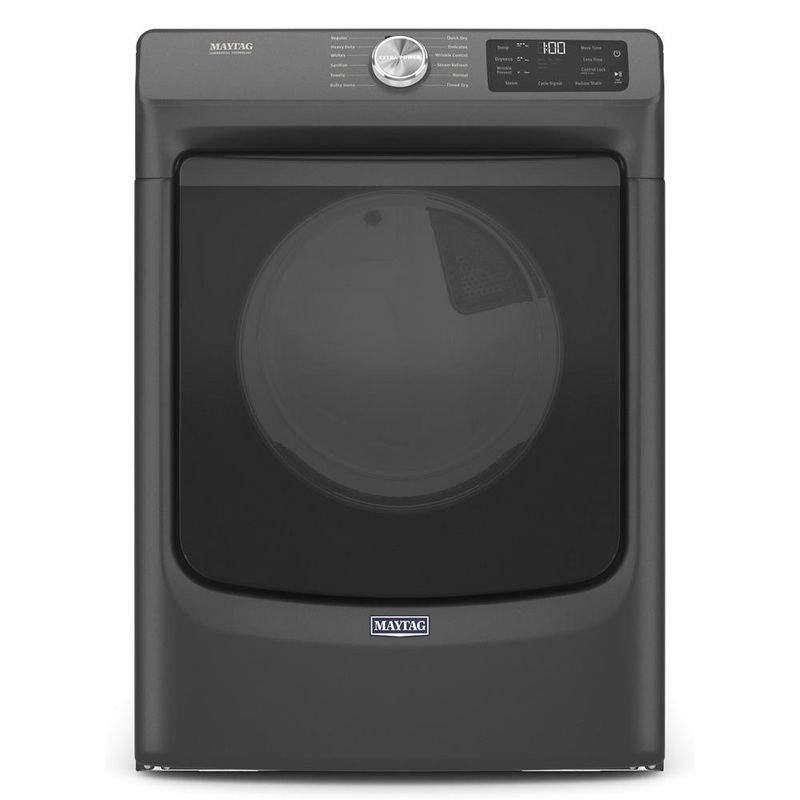 Maytag MED6630MBK Front Load Electric Dryer With Extra Power And Quick Dry Cycle – 7.3 Cu. Ft.