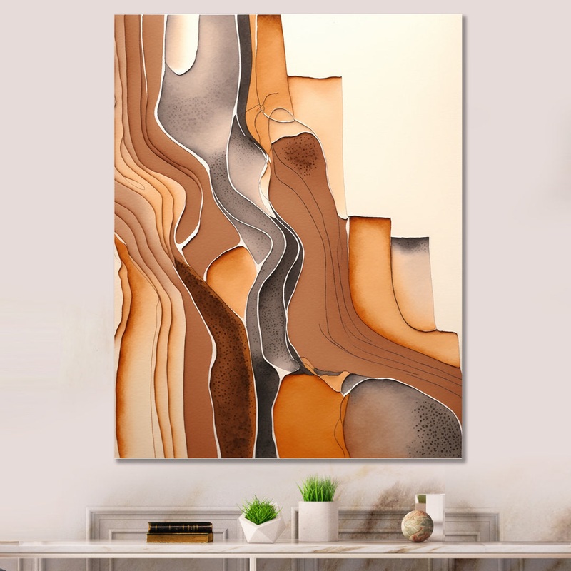 Wanderings in Canyon Ridge II – Print on Canvas Ivy Bronx Size: 30″ W x 40″ H Format: Wrapped Canvas