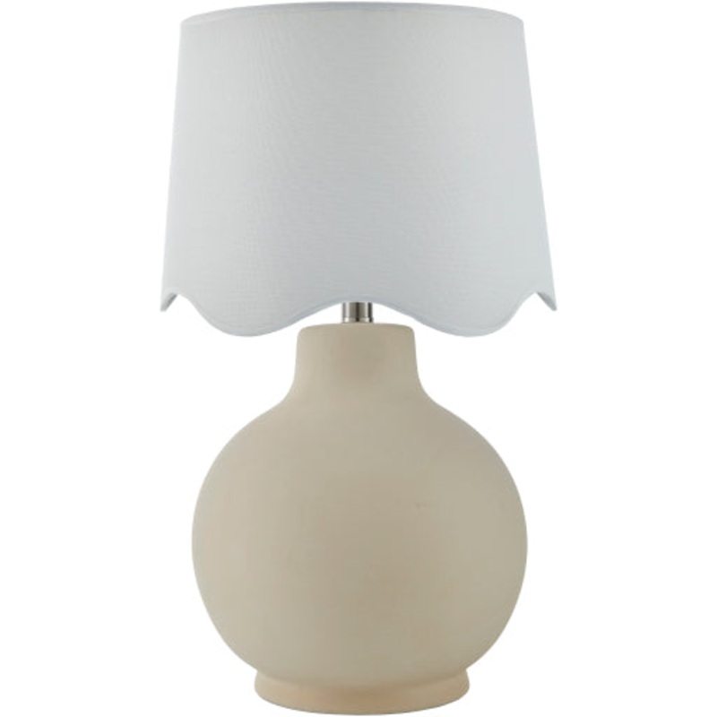 Modern Elegance 22H x 15W x 15D Ceramic Accent Lamp