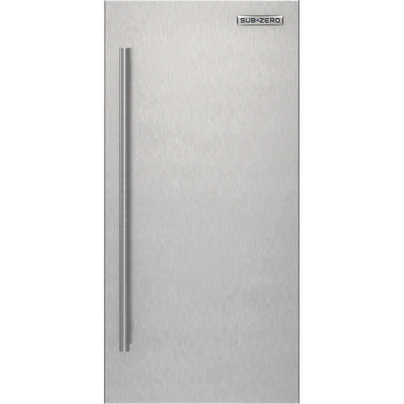 Sub-Zero 7045016 15″ Stainless Steel Door Panel – Tubular Handle – Right Hinge