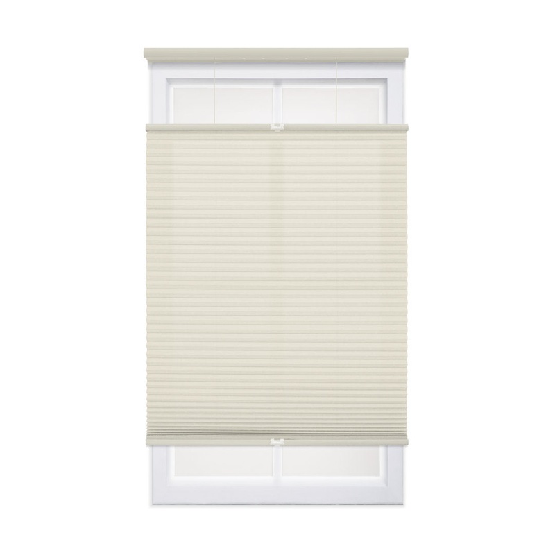 1 inch Cordless Semi-Sheer Light Filtering Top Down Bottom Up Cellular Shade Symple Stuff Blind Size: 28″W x 72″L Finish: Alabaster