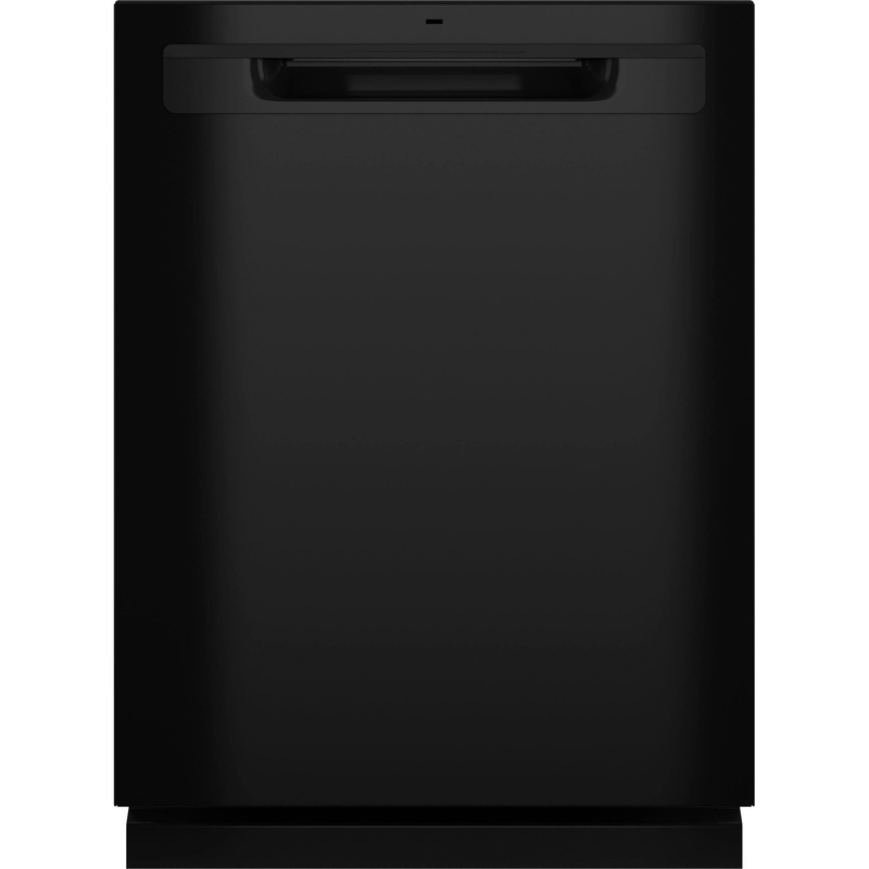Ge Appliances GDP630PGRBB Ge Top Control With Plastic Interior Dishwasher With Sanitize Cycle & Dry Boost