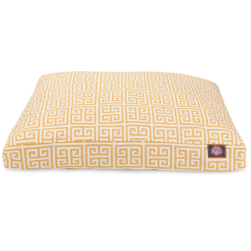 Towers Angela Pet Pillow Majestic Pet Products Color: Citrus Size: Large (36″ W x 44″ D x 5″ H);