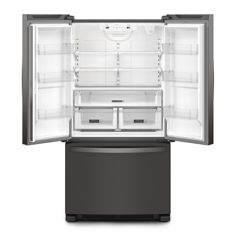 Whirlpool WRFC2036RV 36-Inch Wide Counter-Depth French Door Bottom Mount Refrigerator – 20 cu. ft.