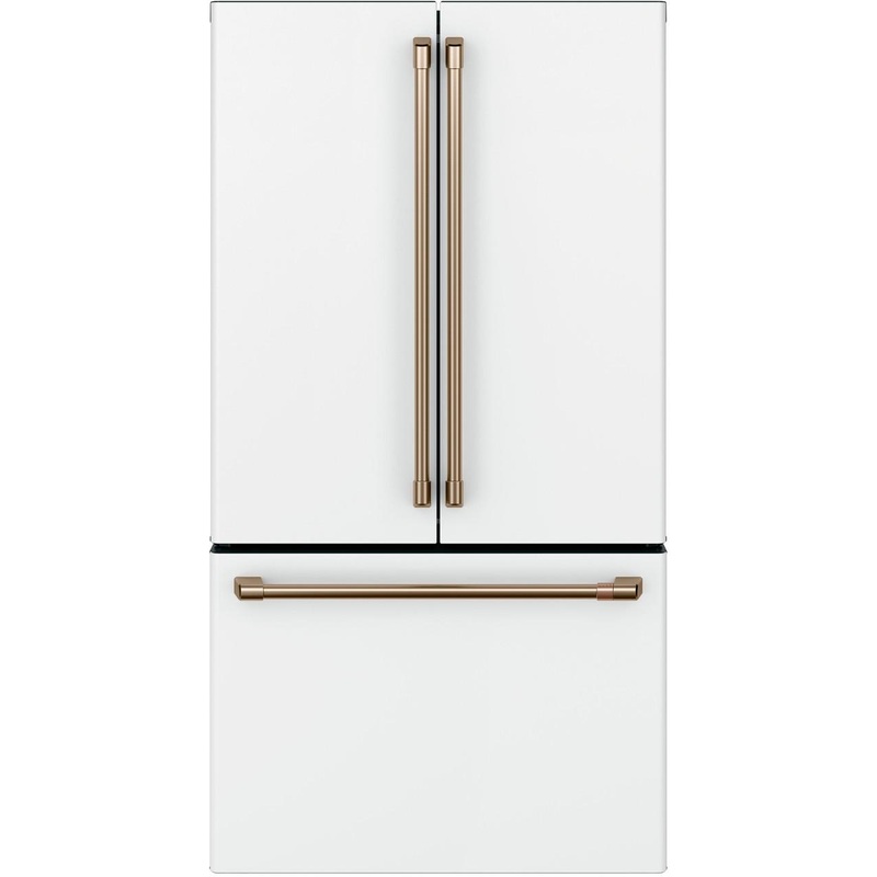 Cafe CWE23SP4MW2 CAF(EBACK) ENERGY STAR 23.1 Cu. Ft. Smart Counter-Depth French-Door Refrigerator