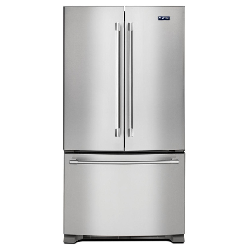 Maytag MFC2062FEZ 36- Inch Wide Counter Depth French Door Refrigerator – 20 Cu. Ft.