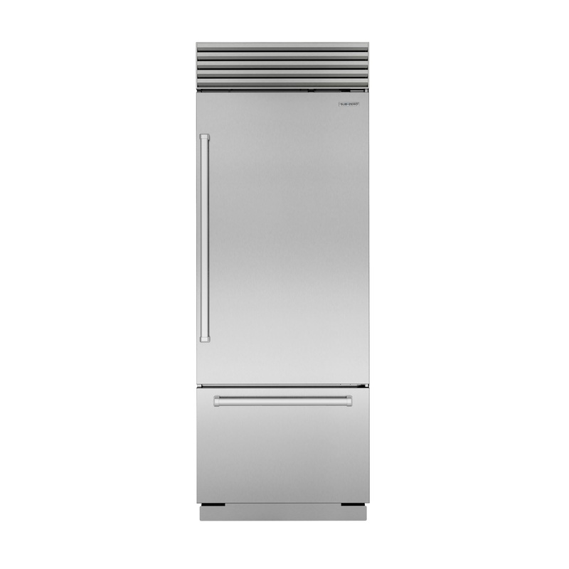 Sub-Zero CL3050UIDSTL 30″ Classic Over-And-Under Refrigerator/Freezer With Internal Dispenser