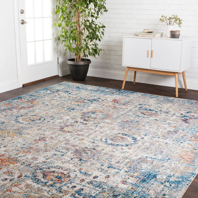 Beauviore Oriental Blue Area Rug Langley Street Rug Size: Rectangle 12′ x 15′