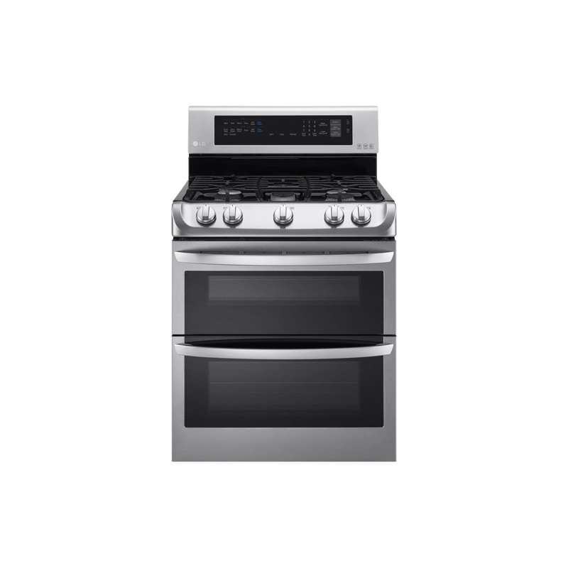 Lg 6.9 cu. ft. Gas Double Oven Range with ProBake Convection and EasyClean