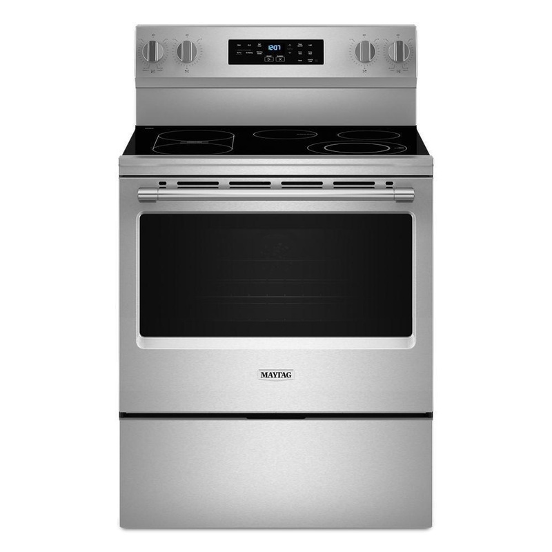 Maytag MFES6030RZ 30-Inch Wide Electric Range With No Preheat Air Fry And Air Baking – 5.3 Cu. Ft.