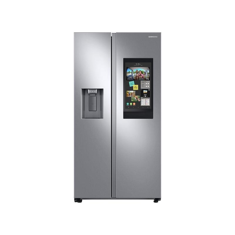 Samsung RS22T5561SR 22 cu. ft. Counter Depth Side-by-Side Refrigerator with Touch Screen Family Hub in Stainless Steel