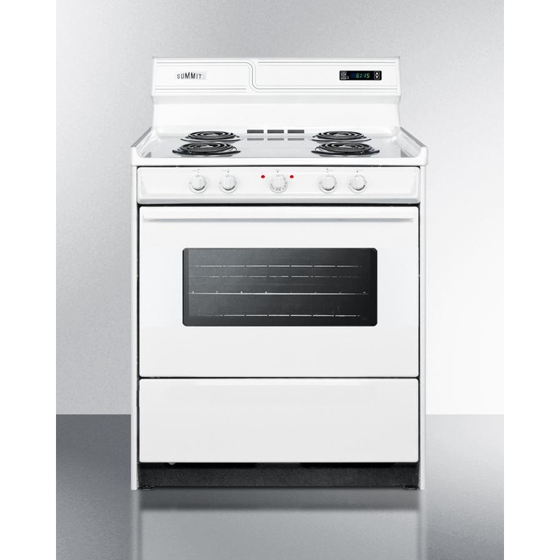 Summit WEM230KW 30″ Wide Electric Coil Top Range